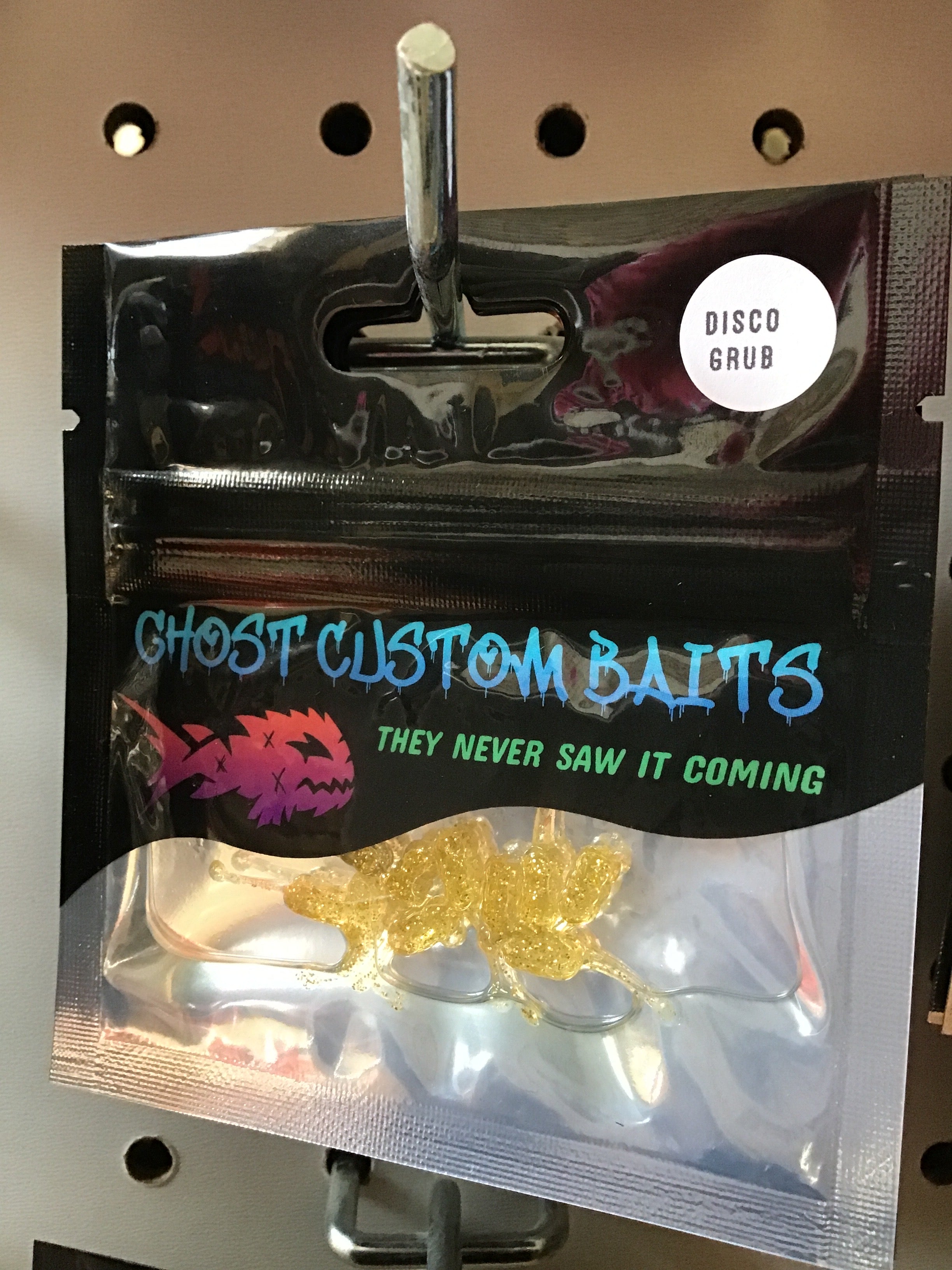Disc Grub- gold glitter